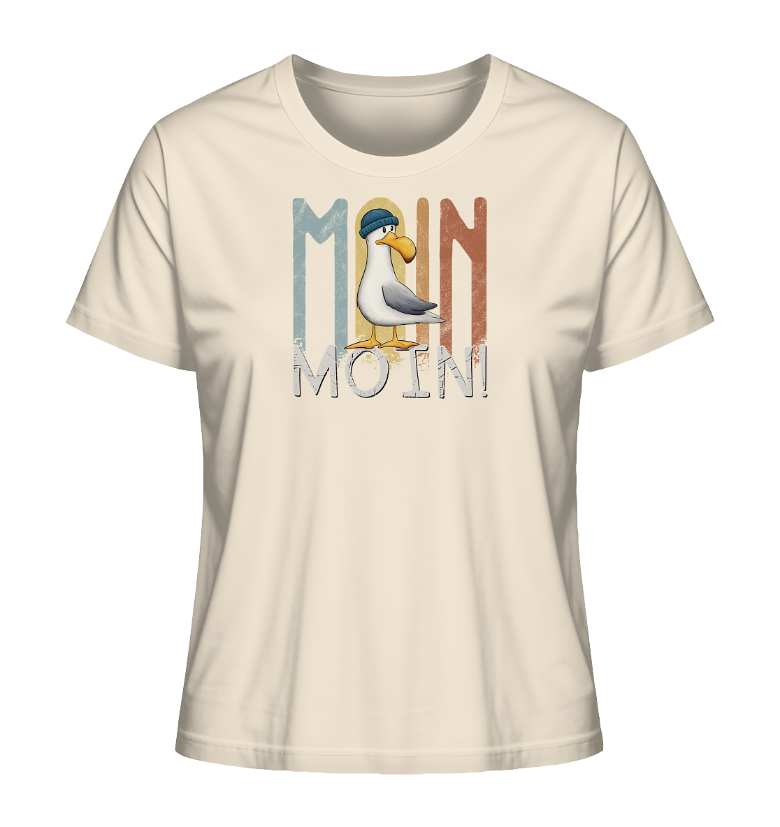 Moin Moin norddeutsche Möwe - Ladies Organic Shirt