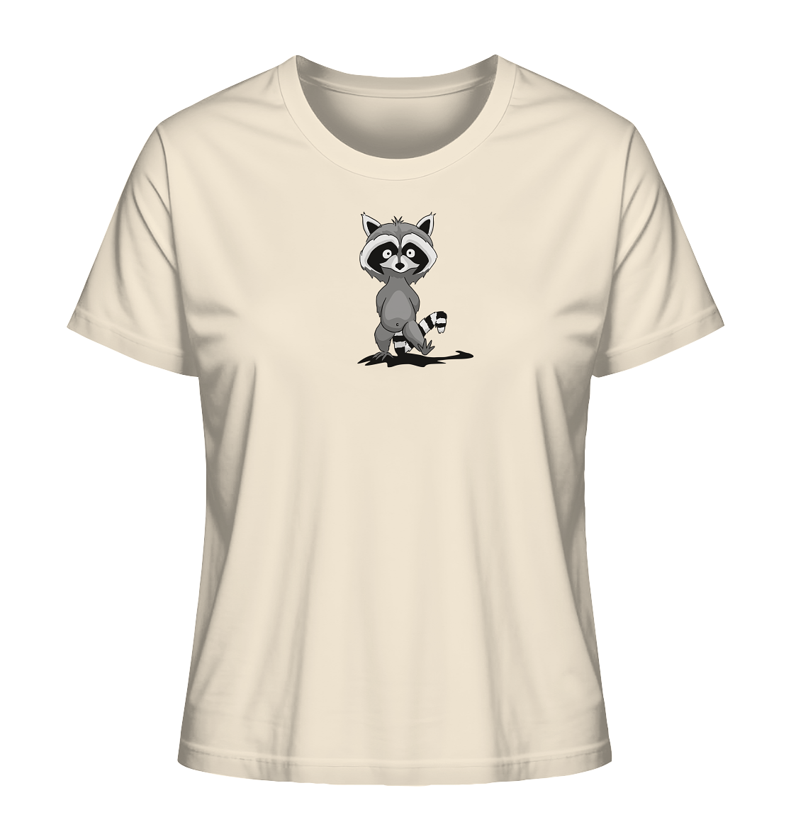 Frecher kleiner Waschbär - Ladies Organic Shirt