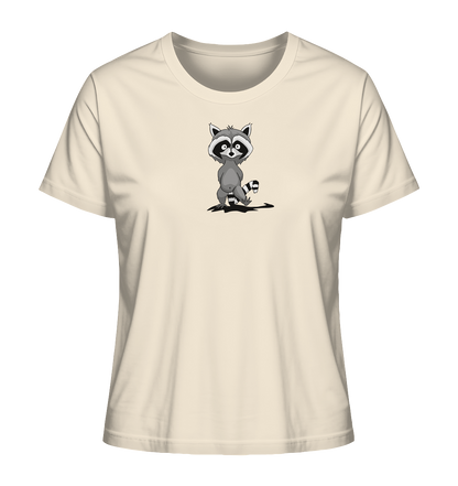 Frecher kleiner Waschbär - Ladies Organic Shirt