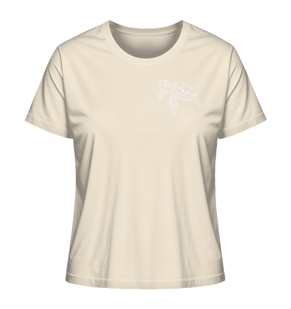 schwimmende Meeres-Schildkröte - Ladies Organic Shirt