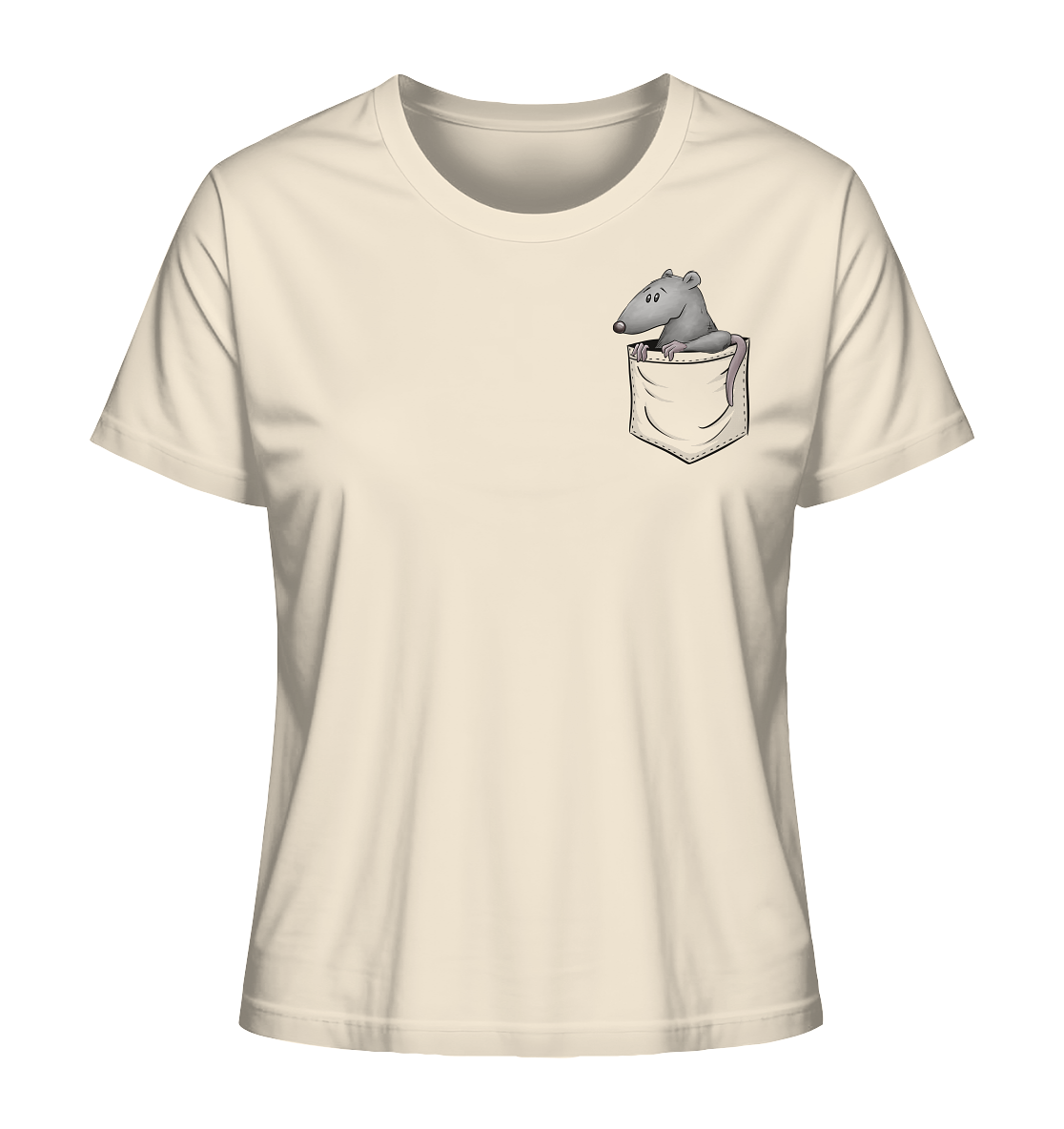Kleine Ratte in der Tasche - Ladies Organic Shirt