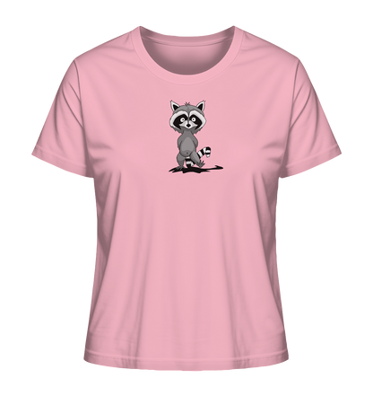 Frecher kleiner Waschbär - Ladies Organic Shirt