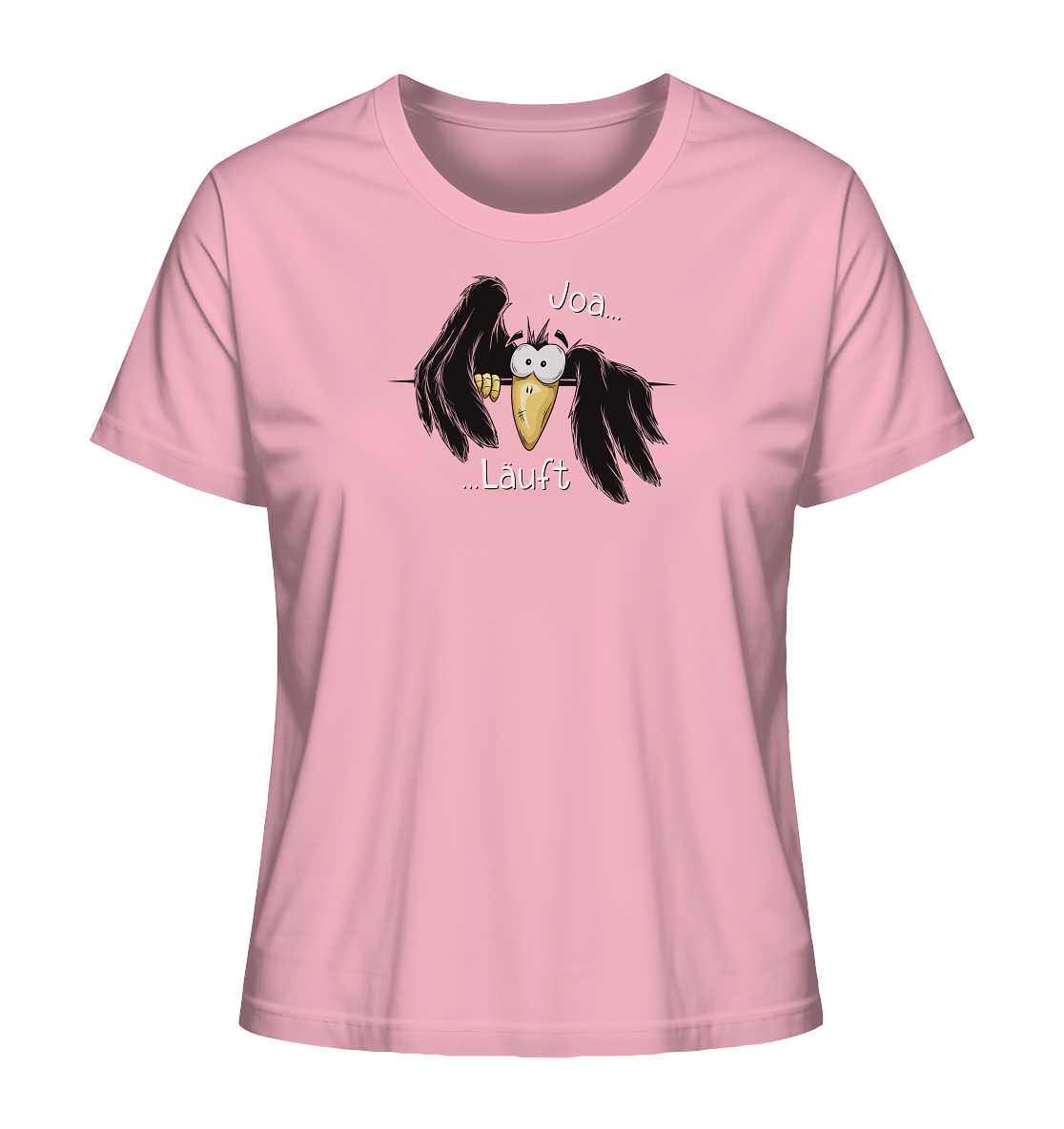 Joa Läuft Krähe gechillter Rabe - Ladies Organic Shirt