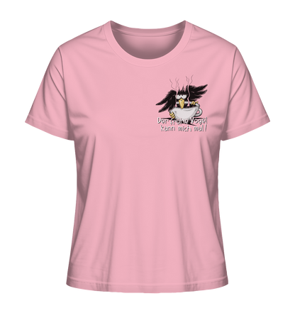 Der frühe Vogel kann mich mal | Kaffee Rabe - Ladies Organic Shirt