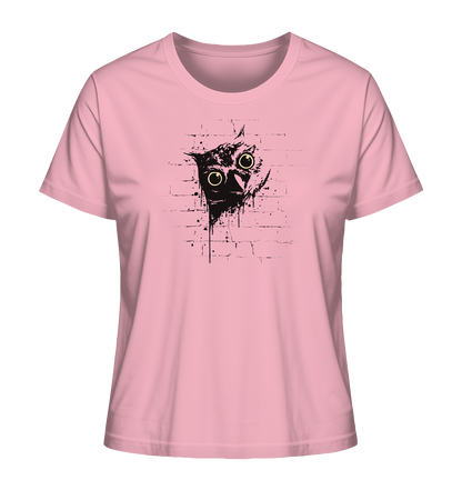 Lässige Street Art Eule - Ladies Organic Shirt