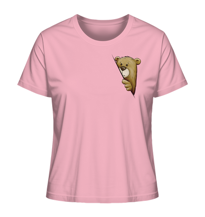 Funky Bär Illustration - Ladies Organic Shirt