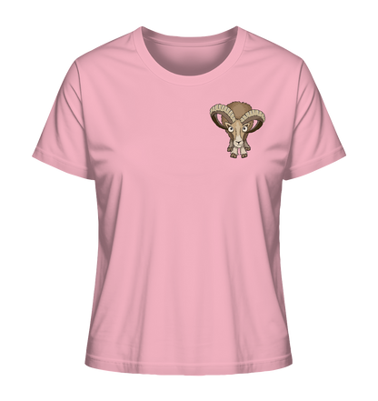 Bockiges Mufflon Widder Schafbock - Ladies Organic Shirt