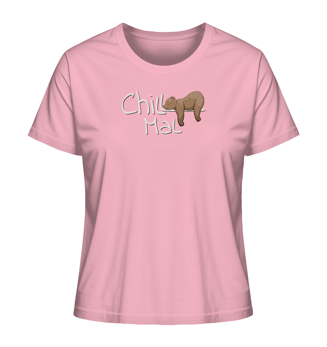 Chill Mal schläfriger Braunbär - Ladies Organic Shirt