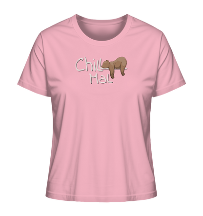 Chill Mal schläfriger Braunbär - Ladies Organic Shirt