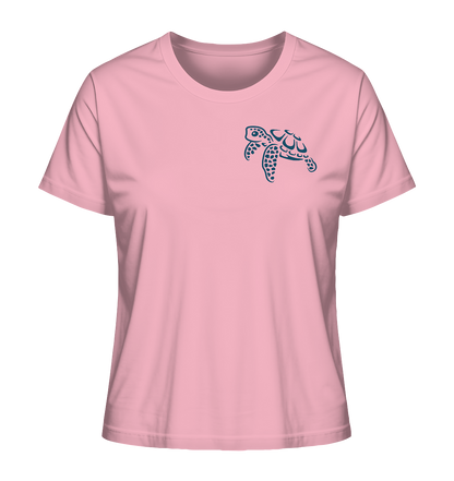 Lässig lustige Wasserschildkröte - Ladies Organic Shirt