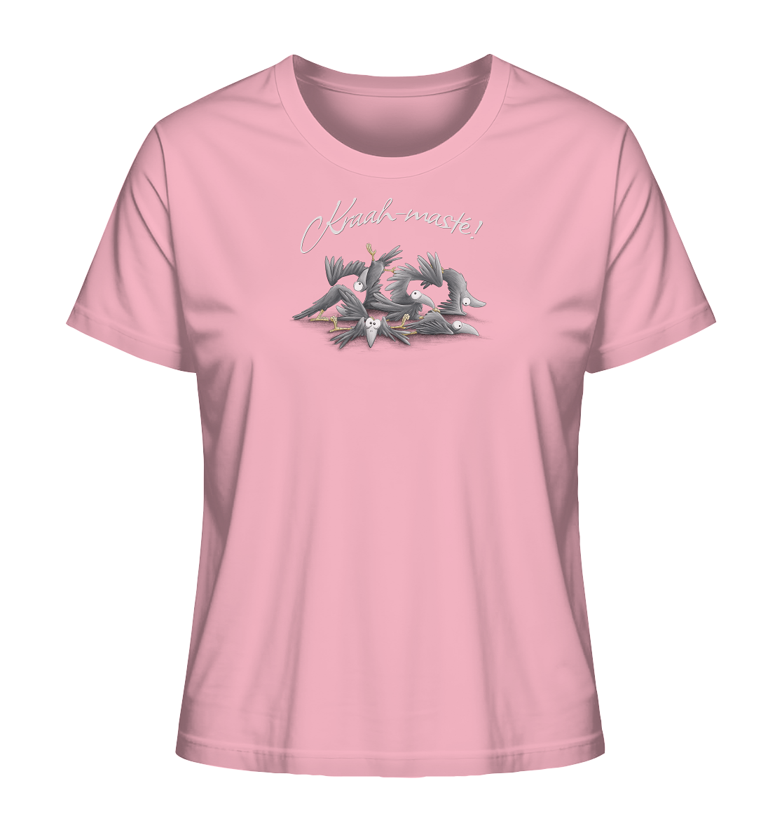 Kraah-masté! Yoga Raben Krähen - Ladies Organic Shirt