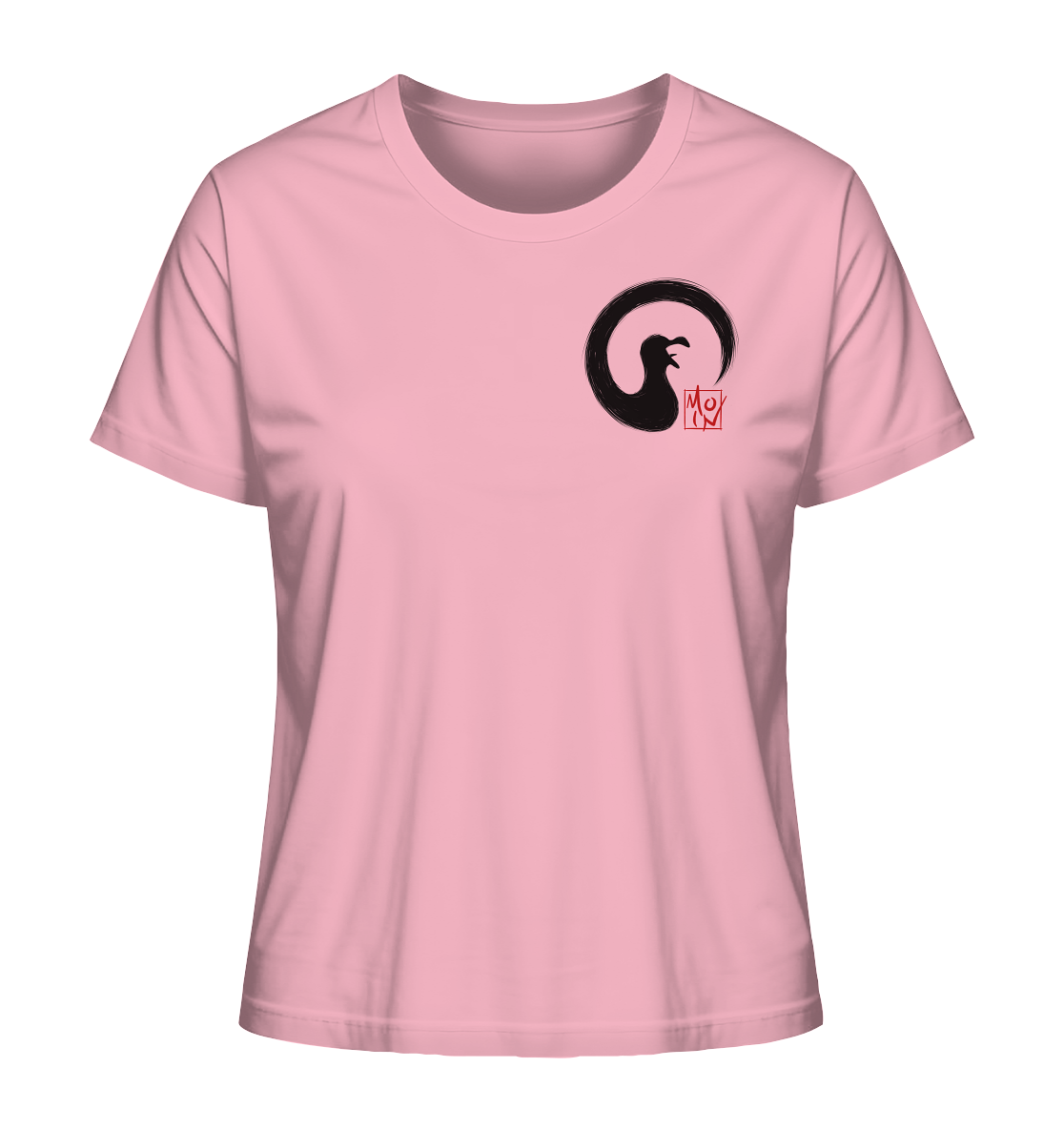 Moin kreischende japanische Enso Möwe - Ladies Organic Shirt