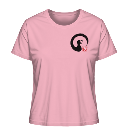 Moin kreischende japanische Enso Möwe - Ladies Organic Shirt