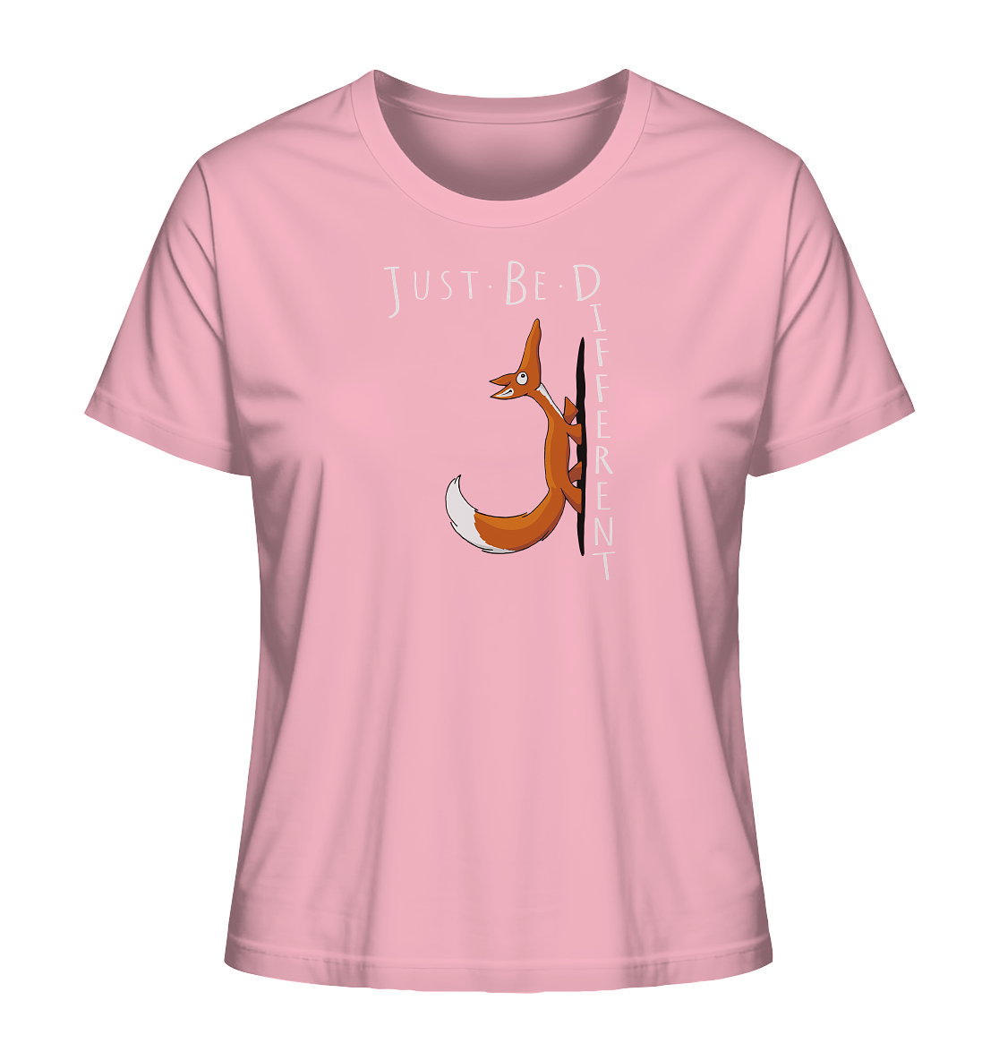 Just Be Different | Sei Anders, kleiner Fuchs - Ladies Organic Shirt