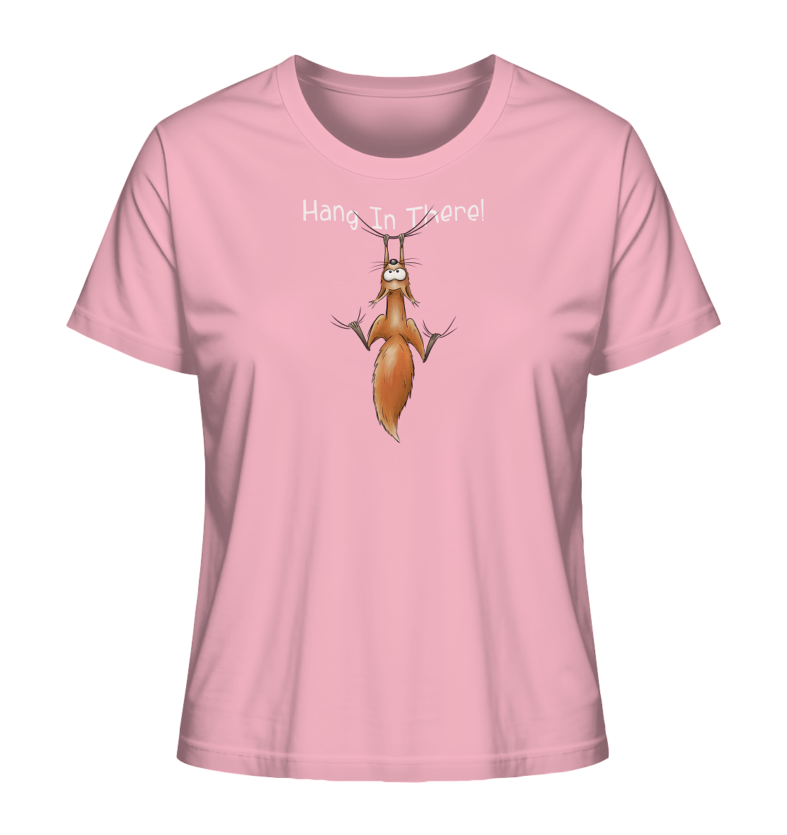 Hang In There | Lässiges Eichhörnchen - Ladies Organic Shirt