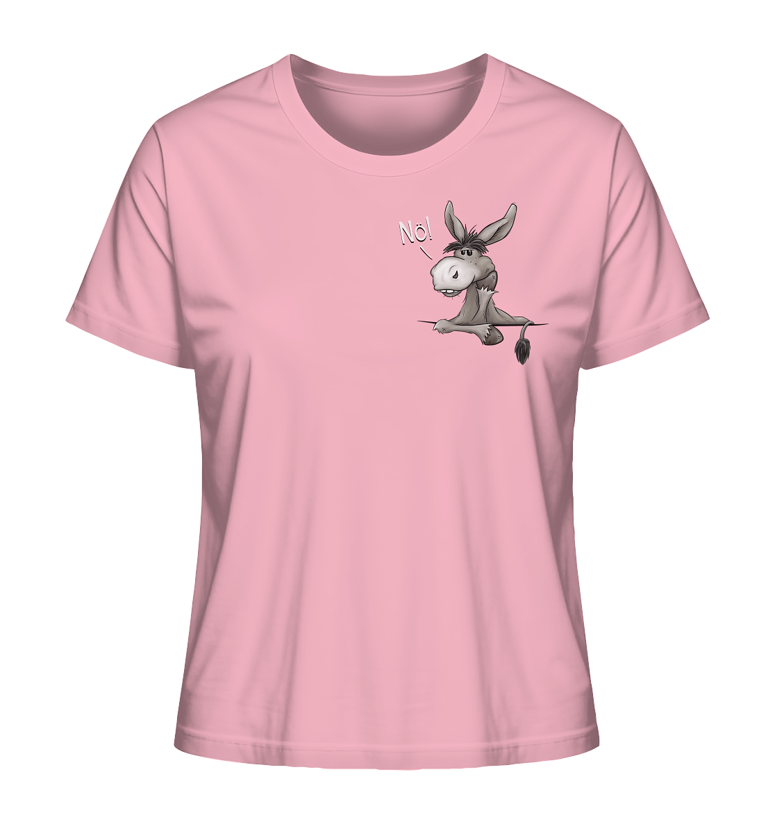 Nö! Störrischer Esel - Ladies Organic Shirt