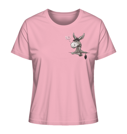 Nö! Störrischer Esel - Ladies Organic Shirt