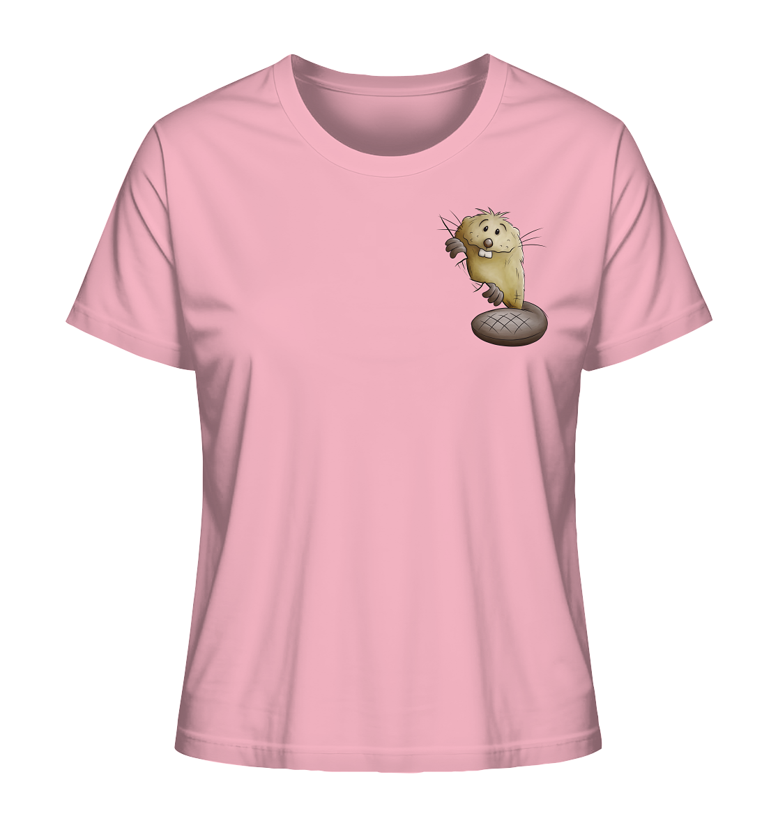 Lustiger frecher Biber - Ladies Organic Shirt