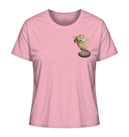Lustiger frecher Biber - Ladies Organic Shirt
