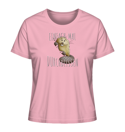 Einfach mal Durchbeissen Biber - Ladies Organic Shirt