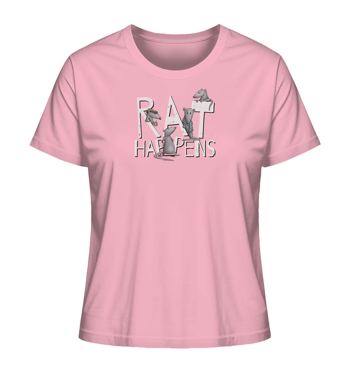Rat Happens Ratten - Ladies Organic Shirt