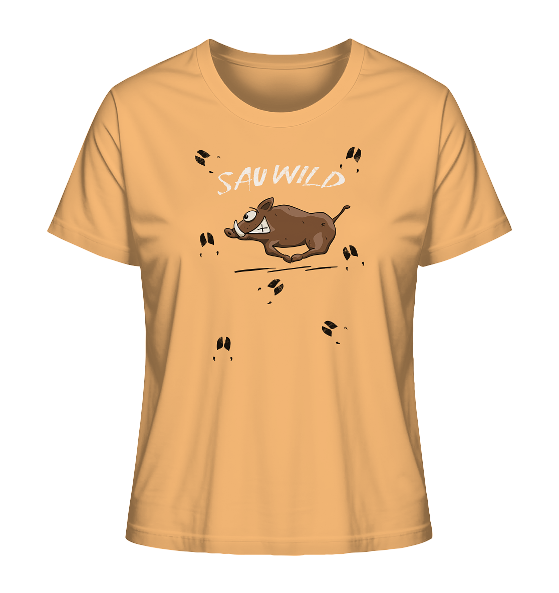 Sauwild wilde Sau | Wildschwein Keiler - Ladies Organic Shirt