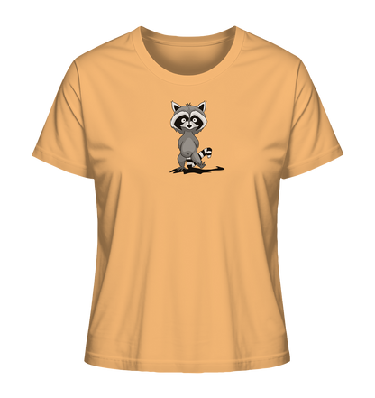 Frecher kleiner Waschbär - Ladies Organic Shirt