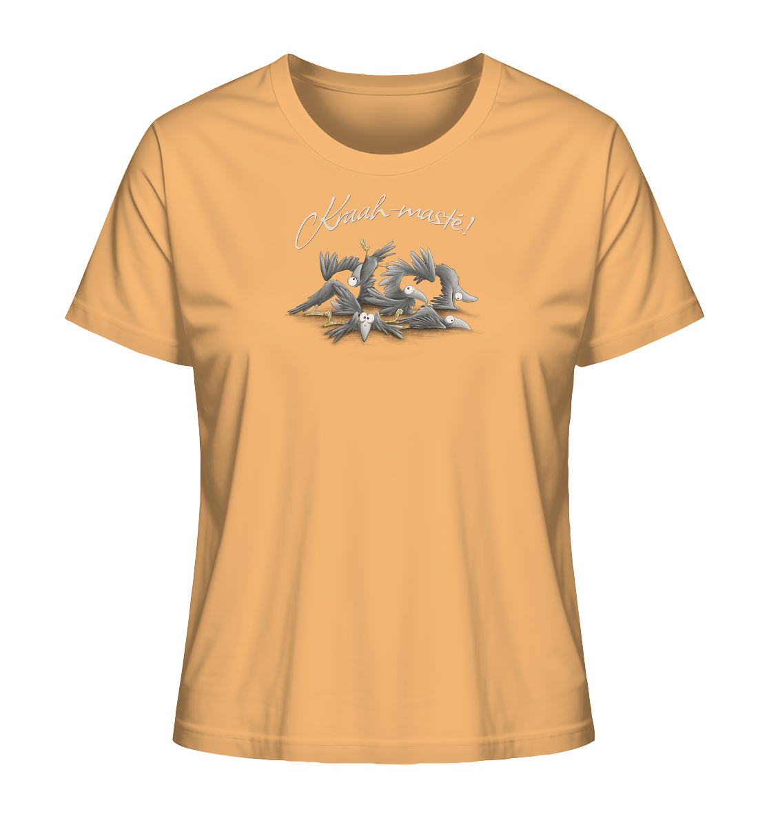 Kraah-masté! Yoga Raben Krähen - Ladies Organic Shirt