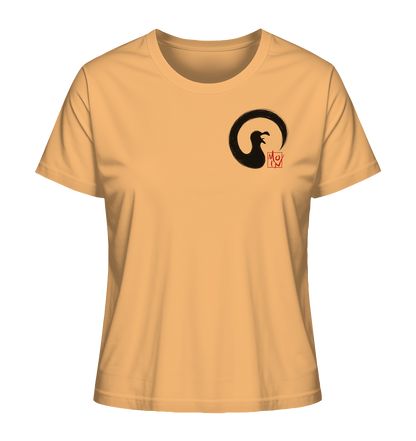 Moin kreischende japanische Enso Möwe - Ladies Organic Shirt