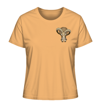 Bockiges Mufflon Widder Schafbock - Ladies Organic Shirt