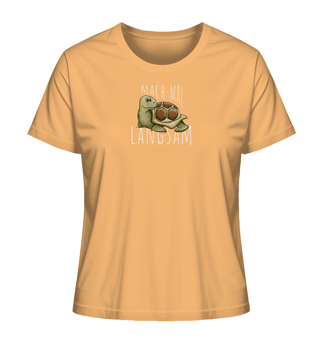 Mach mal langsam Schildkröte - Ladies Organic Shirt