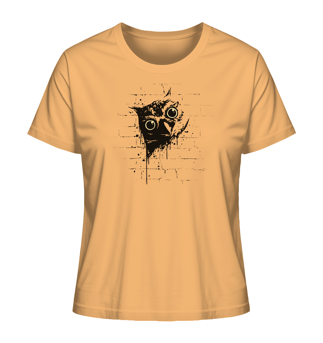 Lässige Street Art Eule - Ladies Organic Shirt