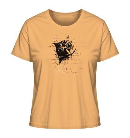 Lässige Street Art Eule - Ladies Organic Shirt
