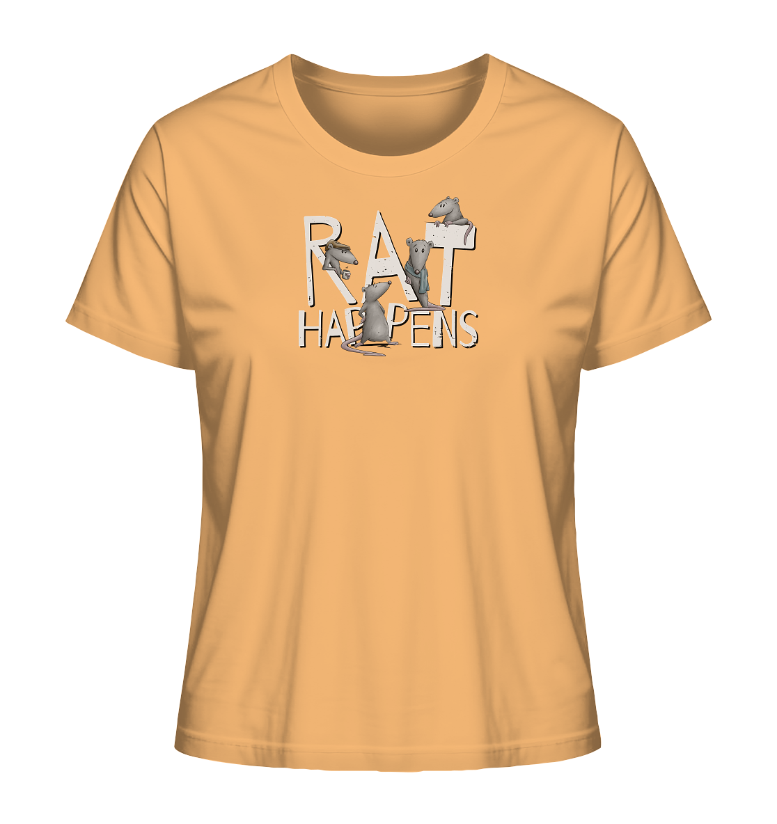 Rat Happens Ratten - Ladies Organic Shirt