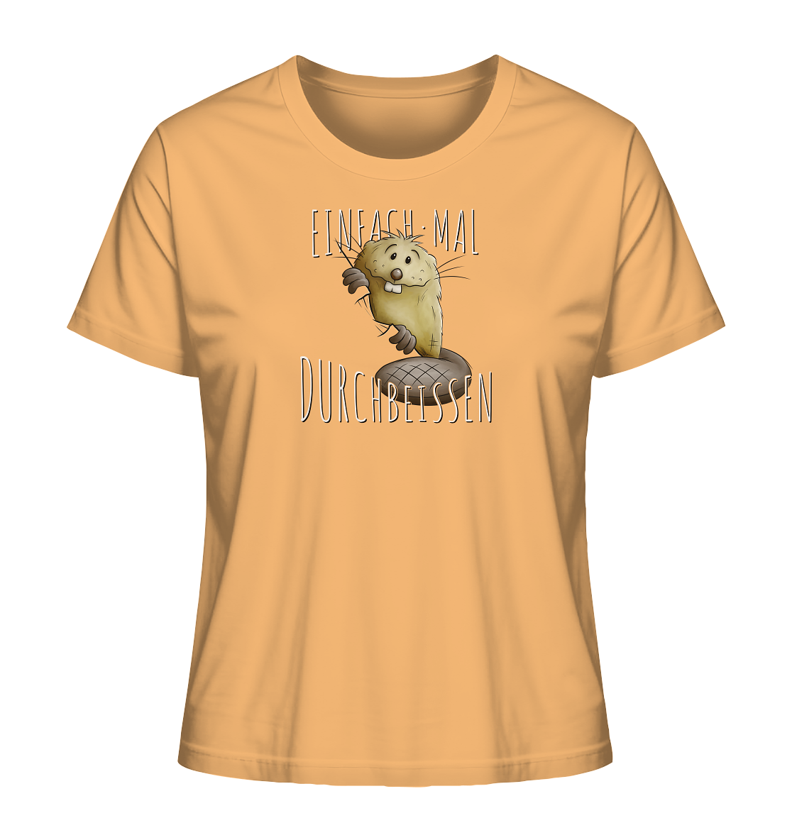 Einfach mal Durchbeissen Biber - Ladies Organic Shirt