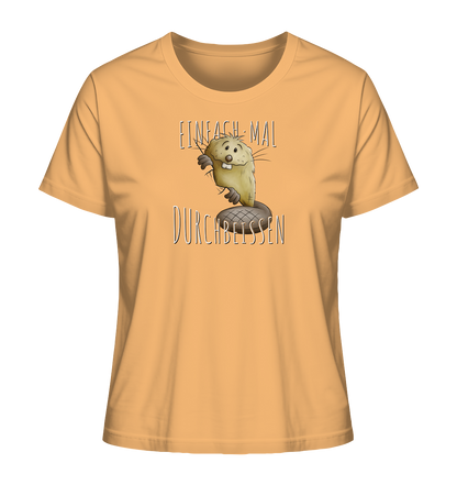 Einfach mal Durchbeissen Biber - Ladies Organic Shirt