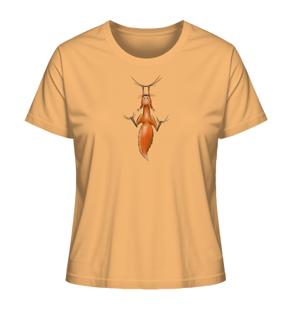 Rotes Eichhörnchen hängt ab - Ladies Organic Shirt
