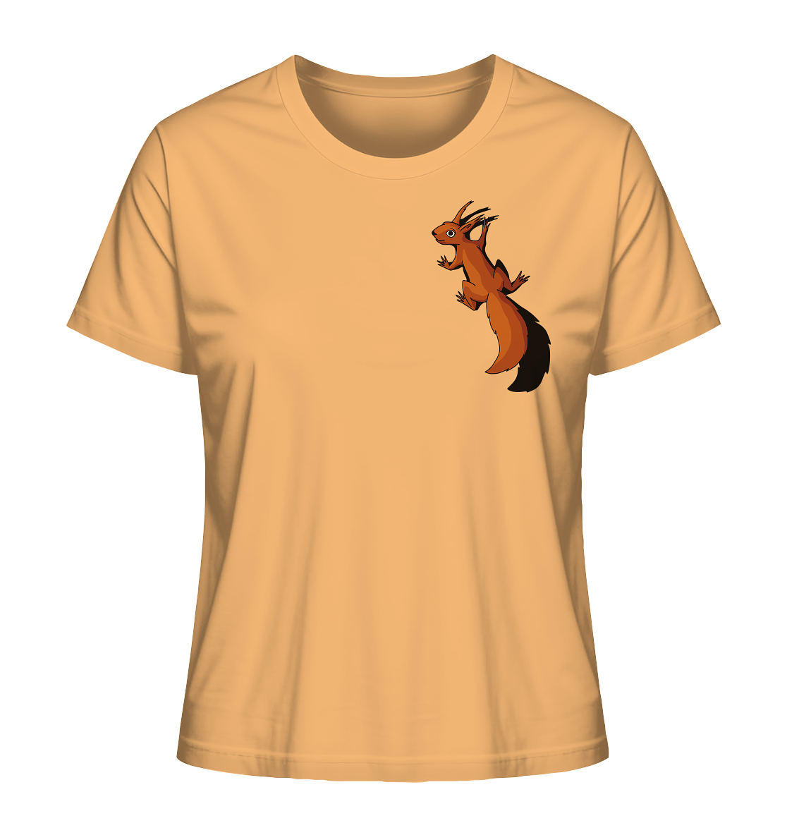 Süßes Eichhörnchen klettert - Ladies Organic Shirt