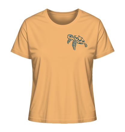 Lässig lustige Wasserschildkröte - Ladies Organic Shirt