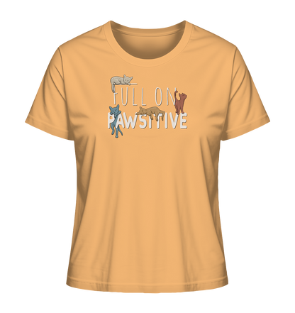 Full On Pawsitive! Gechillte Katzen - Ladies Organic Shirt