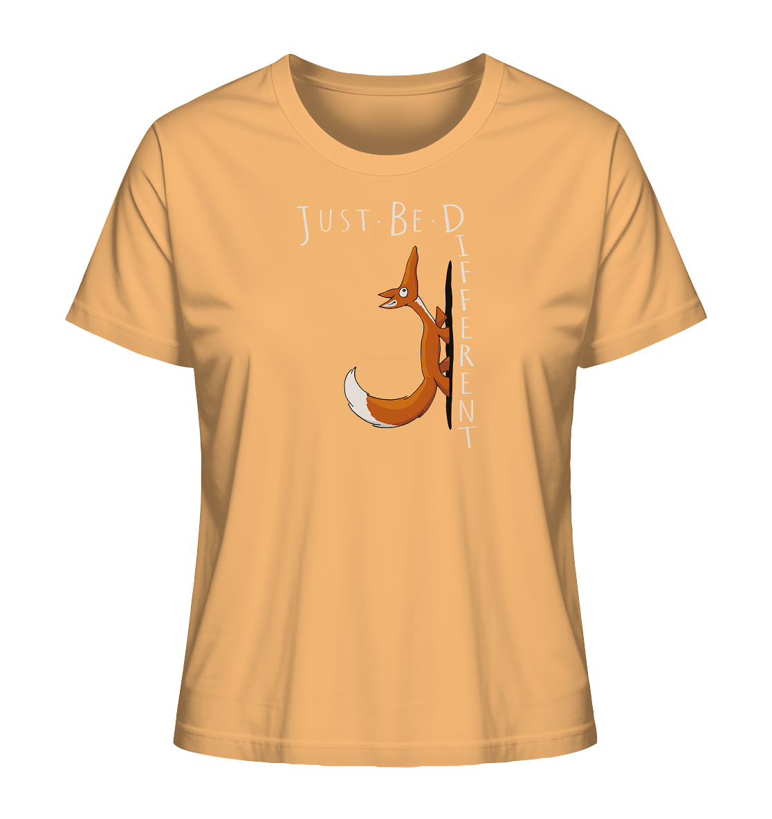 Just Be Different | Sei Anders, kleiner Fuchs - Ladies Organic Shirt