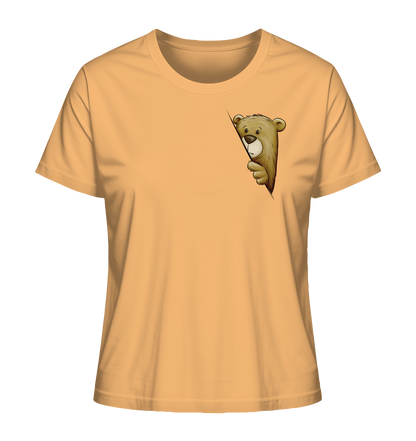 Funky Bär Illustration - Ladies Organic Shirt
