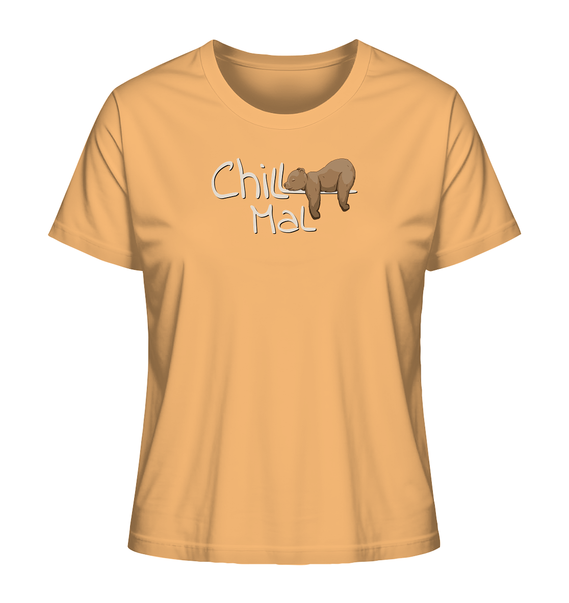 Chill Mal schläfriger Braunbär - Ladies Organic Shirt