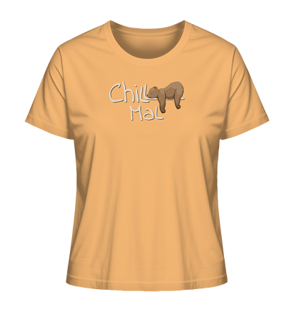 Chill Mal schläfriger Braunbär - Ladies Organic Shirt