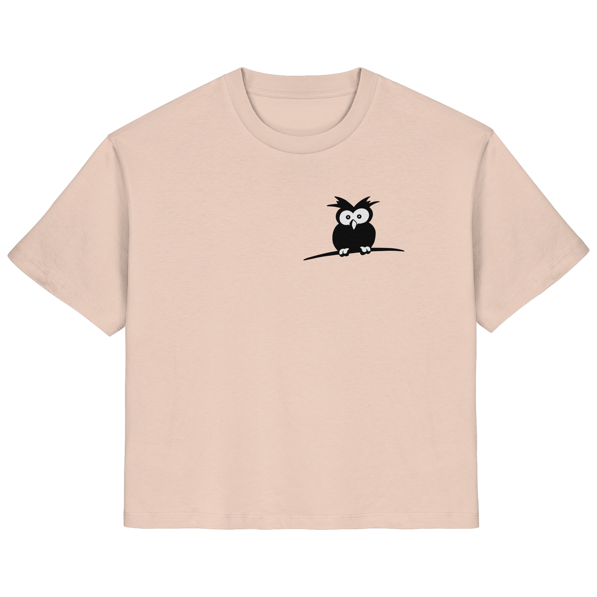 Kleine struppige Eule - Ladies Organic Shirt