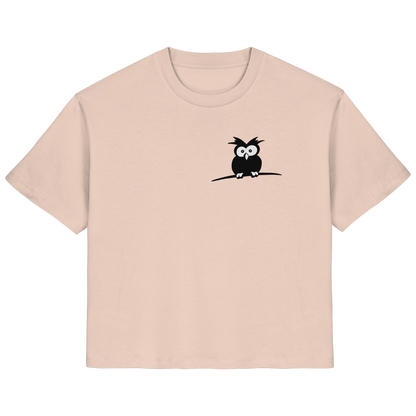 Kleine struppige Eule - Ladies Organic Shirt