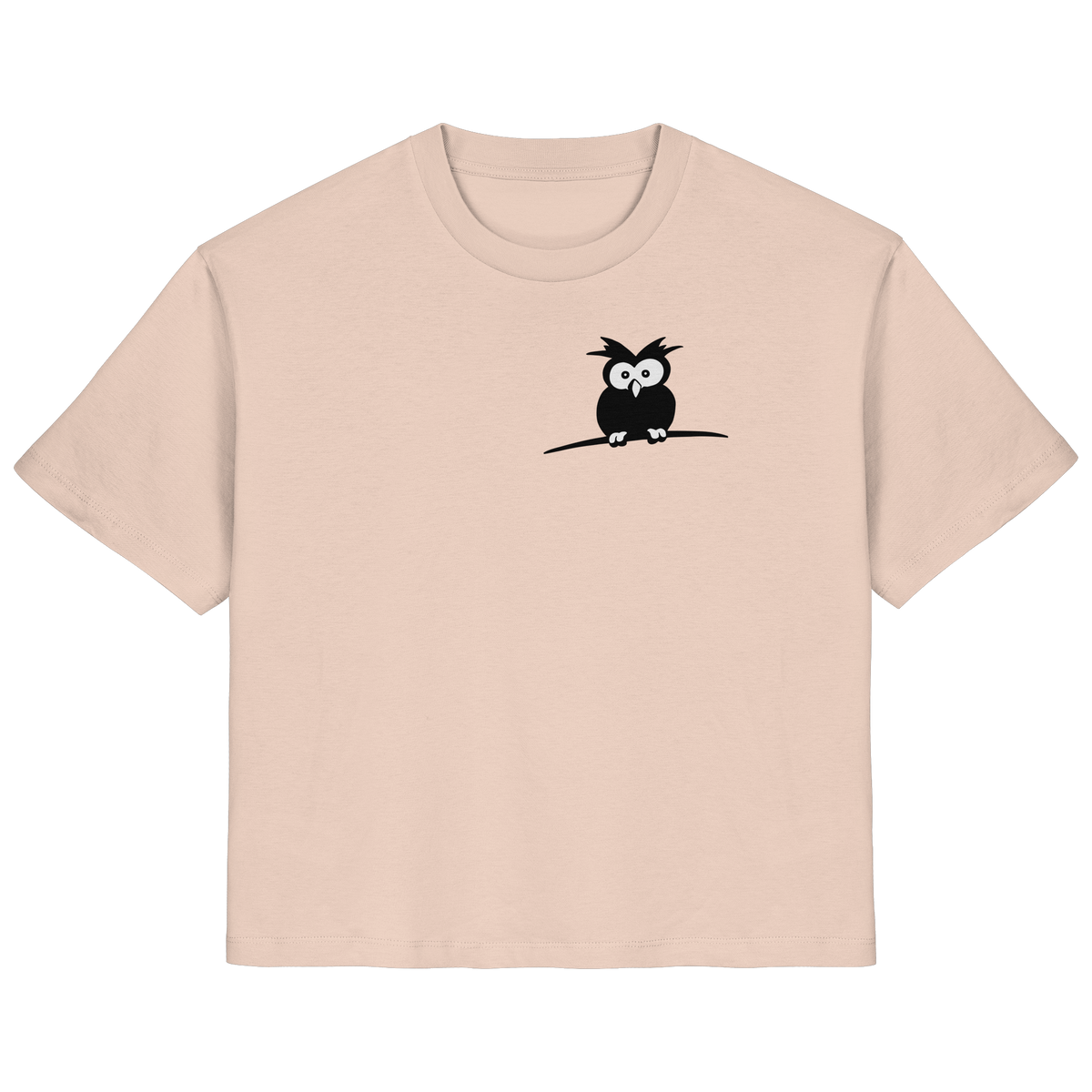 Kleine struppige Eule - Ladies Organic Shirt