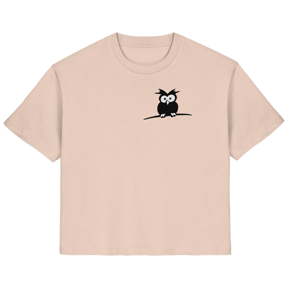 Kleine struppige Eule - Ladies Organic Shirt