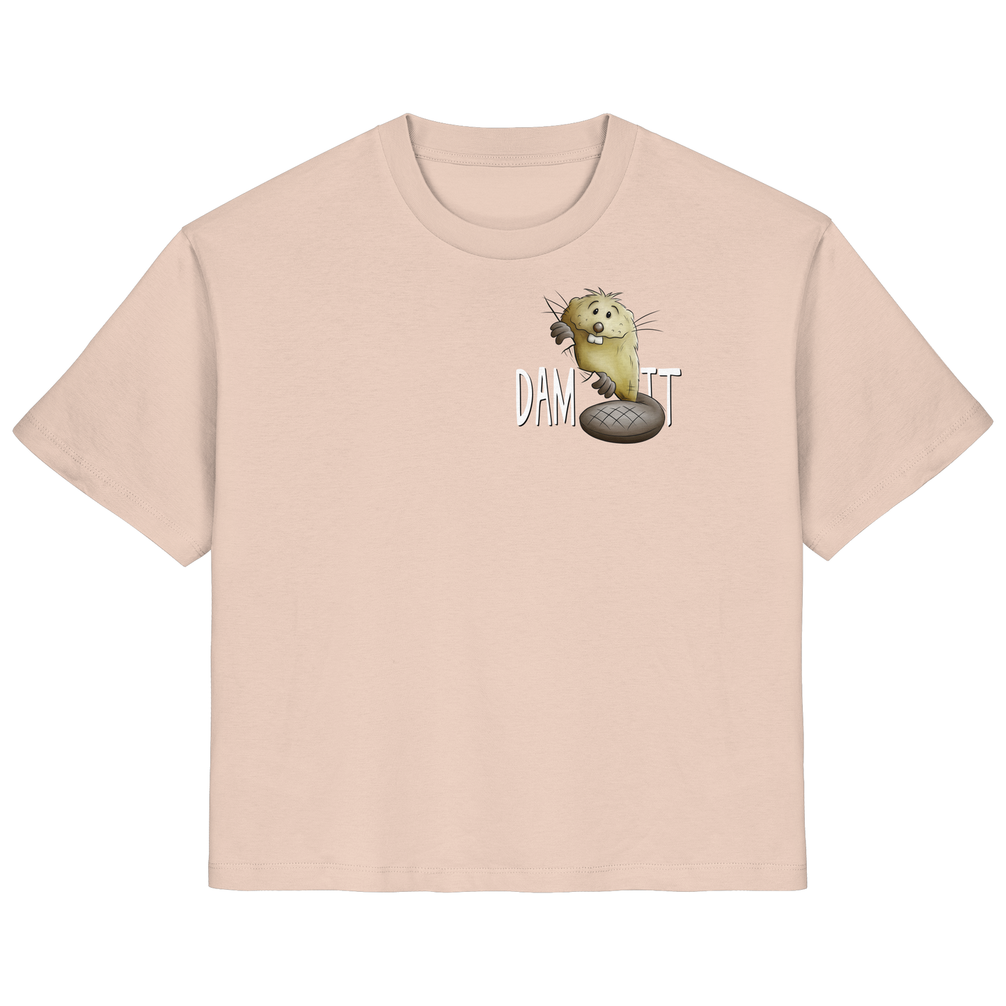 Dam It Verdammt Lustiger Biber - Ladies Organic Shirt