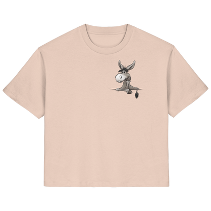 Lustiger lässiger Esel - Ladies Organic Shirt